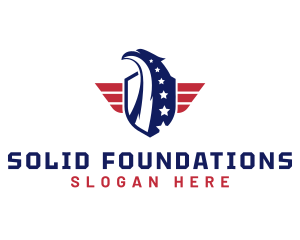 Bald Eagle - Veteran American Eagle logo design