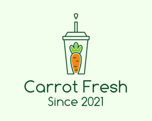 Carrot - Healthy Carrot Drink logo design