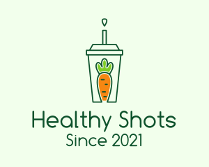 Healthy Carrot Drink logo design