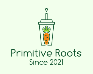 Healthy Carrot Drink logo design