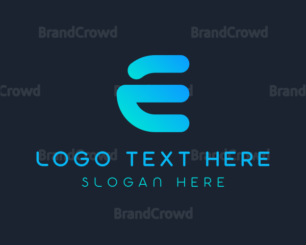Tech Company Letter E Logo