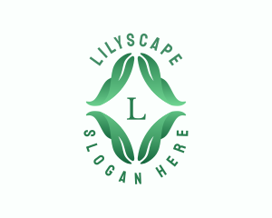 3d - Sustainable Leaf Forest logo design