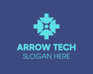 Digital Tech Arrow logo design