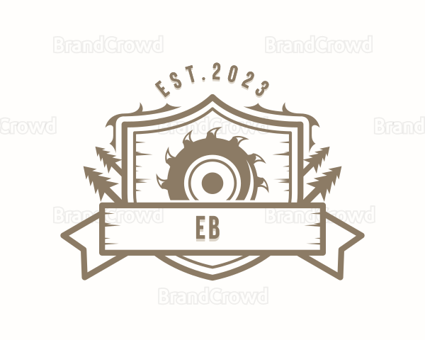 Carpentry Saw Blade Handyman Logo