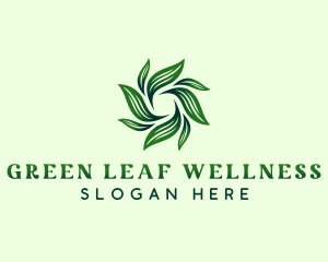 Nature Garden Leaves Logo