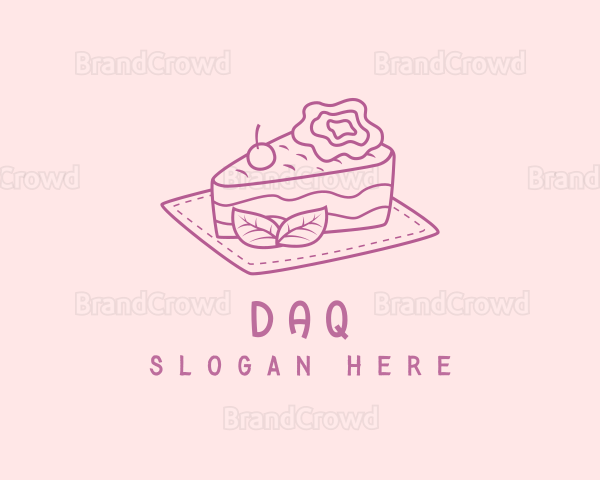 Sweet Sliced Cake Logo