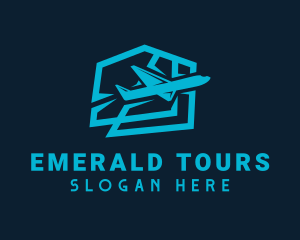 Tourist Airline Trip logo design