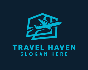 Tourist - Tourist Airline Trip logo design