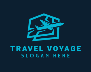 Trip - Tourist Airline Trip logo design