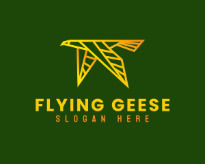 Flying Bird Wildlife logo design