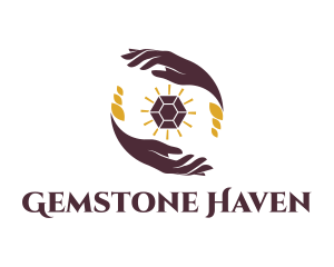 Astral Jewelry Gemstone  logo design