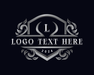 Exclusive - Luxury Insignia Shield Crest logo design