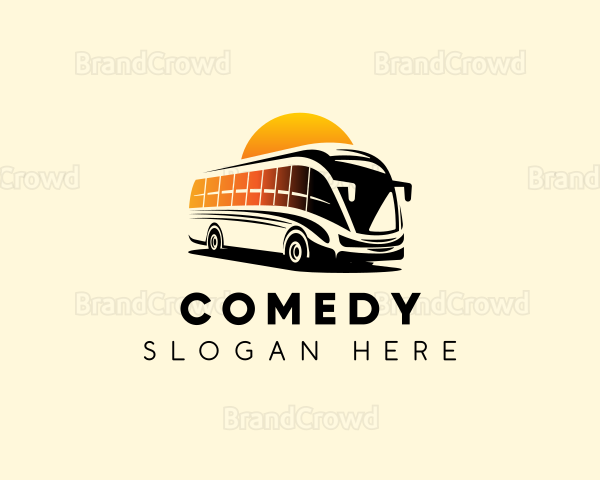 Travel Tour Bus Logo