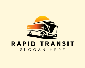 Shuttle - Travel Tour Bus logo design