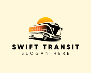Transit - Travel Tour Bus logo design