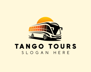 Travel Tour Bus logo design