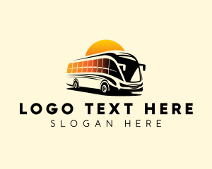 Shuttle - Travel Tour Bus logo design