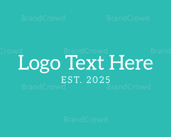 Fresh Serif Font Logo