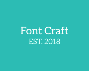 Fresh Serif Font logo design