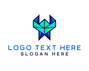 Commercial - Tech Origami Pattern logo design