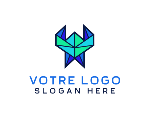 Commercial - Tech Origami Pattern logo design