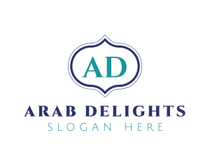 Arab - Fancy Moroccan Frame logo design