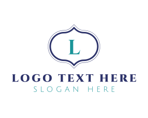 Letter - Fancy Moroccan Frame logo design