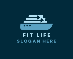 Seaman - Arrow Cargo Ship logo design
