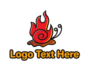 Hot - Hot Snail Mascot logo design