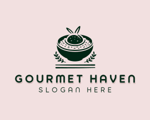 Rice Bowl Gourmet logo design