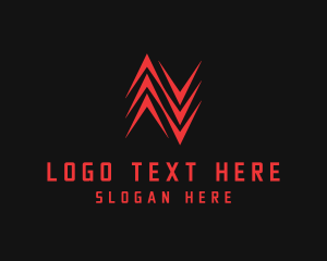 Agency - Red Logistics Arrow logo design