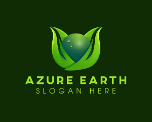 Leaf Nature Sphere logo design