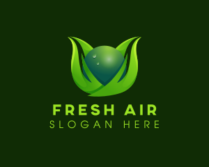 Leaf Nature Sphere logo design