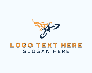 Videography - Racing Aerial Drone logo design