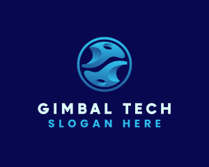 Global Tech Digital logo design