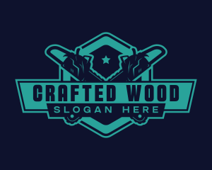 Tree Carpenter Chainsaw logo design