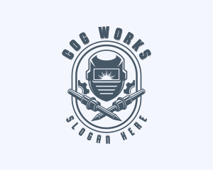 Cog Welding Fabrication logo design