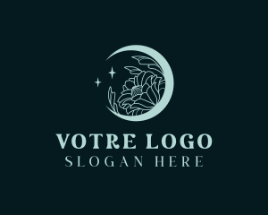 Floral Moon Star Logo