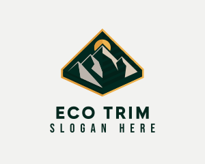 Eco Mountain Tourism logo design