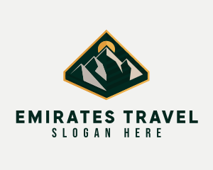 Eco Mountain Tourism logo design