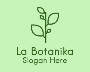 Green Plant Seedling Logo