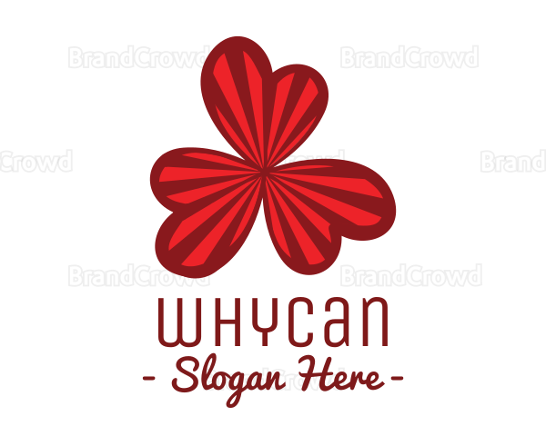 Red Clover Hearts Logo