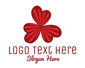 Red Clover Hearts Logo