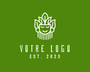 Environment Friendly - Herbal Happy Mask logo design