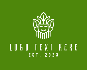 Environment Friendly - Herbal Happy Mask logo design