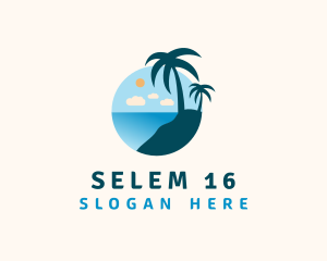 Palm Tree Summer Logo