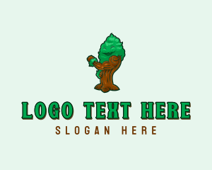 Nature Tree Garden logo design