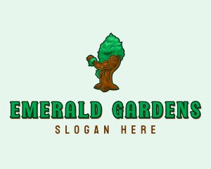 Nature Tree Garden logo design