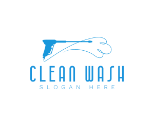 Washer - Cleaning Pressure Washer logo design