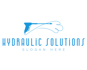 Hydraulic - Cleaning Pressure Washer logo design